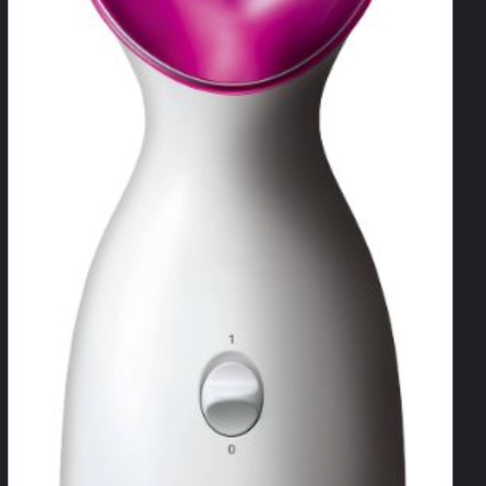 Pink and White Facial Steamer